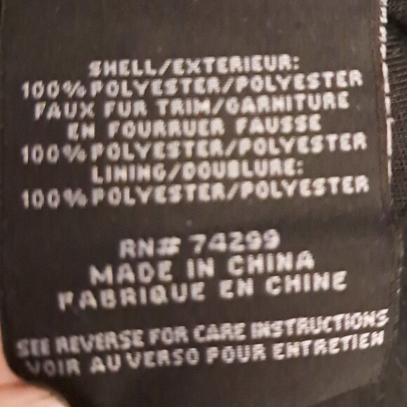 Steve Madden Sylish Faux Fur Shawl Collar Women’s Jacket Size L - Picture 9 of 10